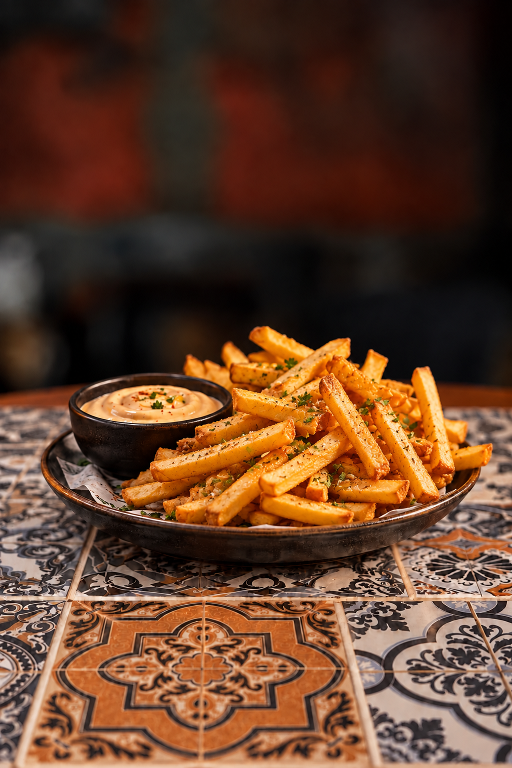French fries at Shay Tehran